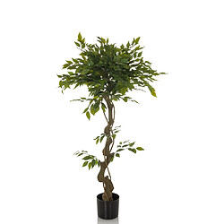 Plante artificielle / arbre artificiel FICUS I 120 cm vert hjh OFFICE