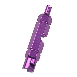 Avis 1x Outil De Retrait De Noyau De Valve De Vélo De Route Vtt Clé Accessoires De Vélo Violet