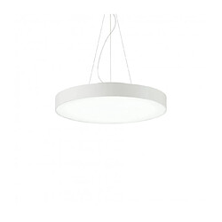 Ideal Lux Suspension LED intégré Halo Aluminium blanc 1 ampoule 25cm