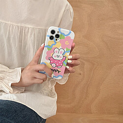 Avis GUPBOO Étui pour iPhone13ProMax Happy jumping bunny girl étui pour téléphone portable amusant et doux