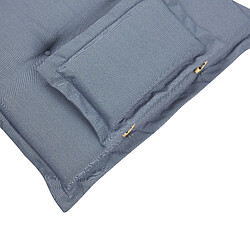 Acheter Beliani Lot de 2 coussins en tissu bleu pour chaises de jardin TOSCANA/JAVA