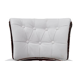 Acheter Maison Chic Chaise Gaming | Chaise de bureau Ergonomique Fauteuil pivotante Blanc -GKD25639