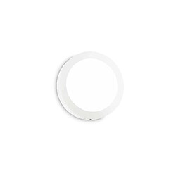 Ideal Lux Semi-encastré rond LED intégré 17 cm blanc 1250 Lm 4000 K