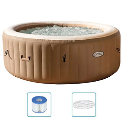 INTEX Cuve thermale de massage à bulles ronde PureSpa 196x71 cm