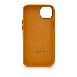 Decoded Coque pour iPhone 14 Plus MagSafe en Silicone Antimicrobienne Orange