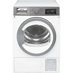 Smeg DHT83LIT-1 Lavante Séchante 8kg 65dB 1200RPM Autonome Charge Acier Inoxydable Argent Métallique