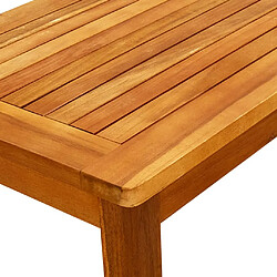 Acheter vidaXL Table basse de jardin 70x40x36 cm Bois solide d'acacia