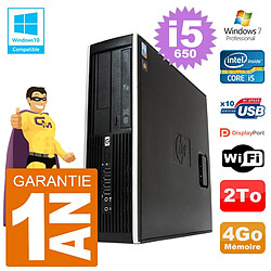 PC HP Compaq 8100 SFF i5-650 RAM 4Go Disque 2To Graveur DVD Wifi W7 - Occasion