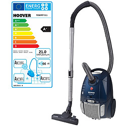 Hoover Telios Plus TE80PET 011 - Aspirateur - traineau - sac - bleu outre-mer