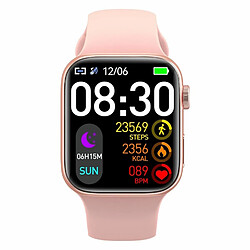 iWear T900 Pro Max 9 2.02 '' Affichage Infini Alu-Céramique Double BT Appel Montre Intelligente Moniteur de Fréquence Cardiaque Rose