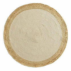 Paris Prix Tapis Déco Rond en Jute Mario 120cm Naturel & Or