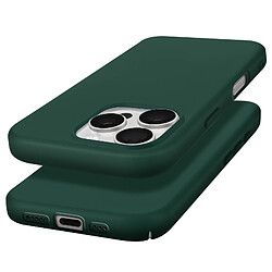 Avizar Coque pour iPhone 16 Pro Semi-rigide Soft-touch Anti-traces Vert Foncé