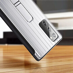 Avis Coque Original pour Samsung Galaxy Note 20 Protective Standing Cover Argent