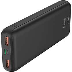 SANAG Power Bank 20000 Mah (Batterie Externe, 1 Usb C+2 Usb A, Power Pack Pd Qualcomm Quick Charge 3.0, Batterie Smartphone Tablette Enceinte Bluetooth, Voyants Led, Chargeur Portable Cable 0.25M) Gris