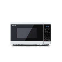 Sharp YC-MS02ES Four Micro-Onde 800W 20L Contro Numérique Mode de Cuisson Manual 8 Programmes Blanc