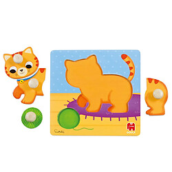 Avis Goula Puzzle chat en bois (22x22cm)