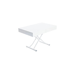 Avis Inside 75 Table basse relevable extensible ALBATROS design blanc brillant