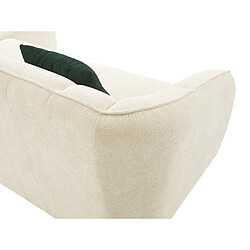 Avis Vente-Unique Canapé d'angle droit en tissu beige texturé NETOMIA