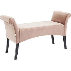 Karedesign Banc Motley velours rose Kare Design