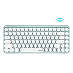 Universal Clavier sans fil à deux modes 308i, clavier circulaire à 84 touches Bluetooth pour/IOS/| clavier (vert)