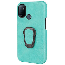 Coque en TPU + PU avec béquille rotative, vert clair pour votre OnePlus Nord N100