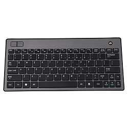 Wewoo Clavier sans fil QWERTY noir pour Windows / iOS / Android Combo7126 Bluetooth 85 touches avec trackball