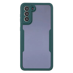 Coque en TPU + acrylique détachable 2-en-1 vert nuit pour votre Samsung Galaxy S21 5G/S30 5G