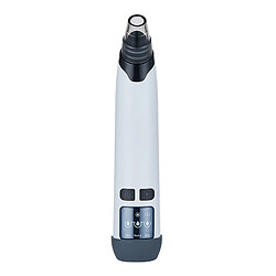 Chrono Aspirateur Point Noirs, Extracteur de Points Noirs Enlever Les Points Noirs, Portable USB Rechargeable, avec 3 niveaux de puissance,5 têtes de beauté échangeables(Blanc)