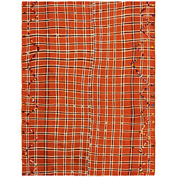 Vidal Tapis de laine 184x140 orange Jajim 