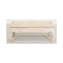 Acheter Aubry Gaspard Table basse en acajou Opium 120 x 60.