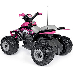 Quad electrique Peg Perego Corral T-REX 330 W 12 Volts Rose