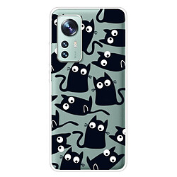 Coque en TPU anti-rayures Petits chats pour votre Xiaomi 12 Pro