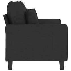 Acheter Maison Chic Canapé à 2 places,Sofa de Salon,Canapé droit Noir 120 cm Tissu -GKD499389