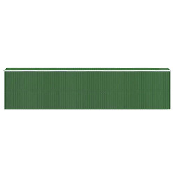 Avis Helloshop26 Abri de jardin cabane cabanon maison de stockage remise extérieur hangar outils robuste 192 x 855 x 223 cm acier galvanisé vert 02_0022369