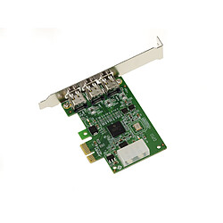 Avis Kalea-Informatique Carte PCIe 2.0 1x 3 ports FIREWIRE 400 Ieee1394a chipset TI XIO2213B