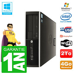 PC HP Compaq 8100 SFF G6950 RAM 4Go Disque 2To Graveur DVD Wifi W7 - Occasion