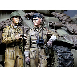 Alpines Miniatures Figurine Mignature British Rac Afv Crew Set