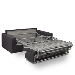 Avis Inside 75 Canapé convertible NIGHT express 140 cm matelas 14 cm gris anthracite