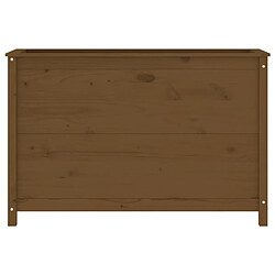 Avis vidaXL Lit surélevé de jardin brun miel 119,5x40x78 cm pin massif