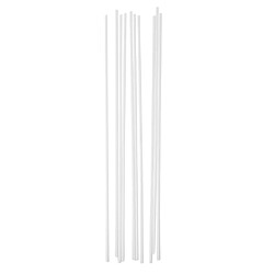 10 pièces abs tube rond blanc modèle architectural matériau de construction 2x250mm