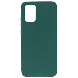 Avizar Coque Samsung Galaxy A02s Souple Flexible Antichoc Finition Mat vert