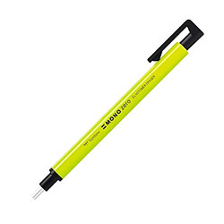 Gomme stylo Mono Zéro Néon pointe ronde Tombow - jaune