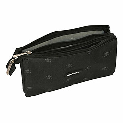 Avis Trousse Fourre-Tout Triple Safta California Noir 22 x 12 x 3 cm