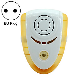 Wewoo 6W Électronique Ultrasons Électromagnétique Anti jaune Moustique Rat Insecte Pest Repeller avec Lumière, UE Plug, AC 90-240 V