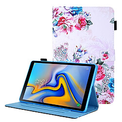 Etui en PU texture croisée avec support et porte-carte rose pour votre Samsung Galaxy Tab A8 10.5 2021 SM-X200/X205