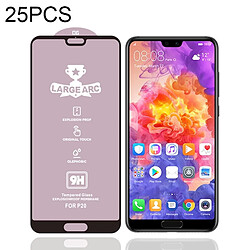 Wewoo Film de verre trempé Pour Huawei P20 25 PCS 9H HD haute teneur en alumine plein écran