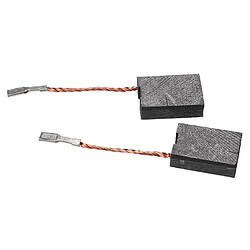 vhbw 2x Balais de charbon pour moteur 7 x 17 x 23mm compatible avec Hitachi G18UB2, G18UBY, G18UDY, G23MR, G23MRP9, G23MRU outil électrique