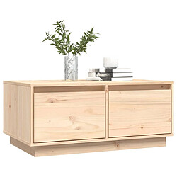 Acheter Maison Chic Table basse,Table Console Table d'appoint, Table pour salon 80x50x35 cm Bois massif de pin -MN96596