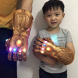 Universal Infinity Hand Light Gants Super Hero Roleplay Gants LED Enfants Adultes Costumes de Carnaval Accessoires d'Halloween | Accessoires de costumes pour garçons(Or)