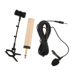 Microphone Sans Fil MIC 6,5 Mm Avec Clip Pour Flûte Erhu, Etc. pas cher